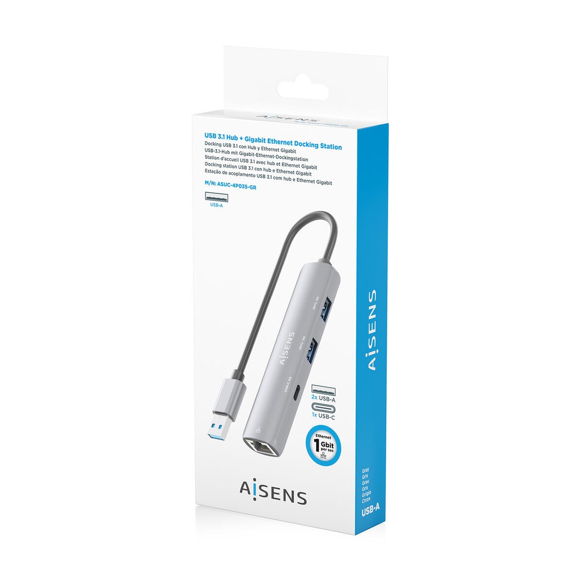 USB-разветвитель ASUC-4P035-GR Серый