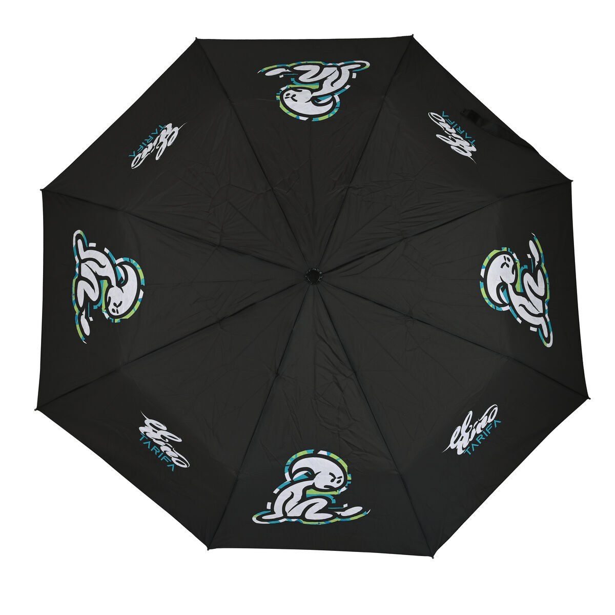 Foldable Umbrella Green bali Black (Ø 98 cm)