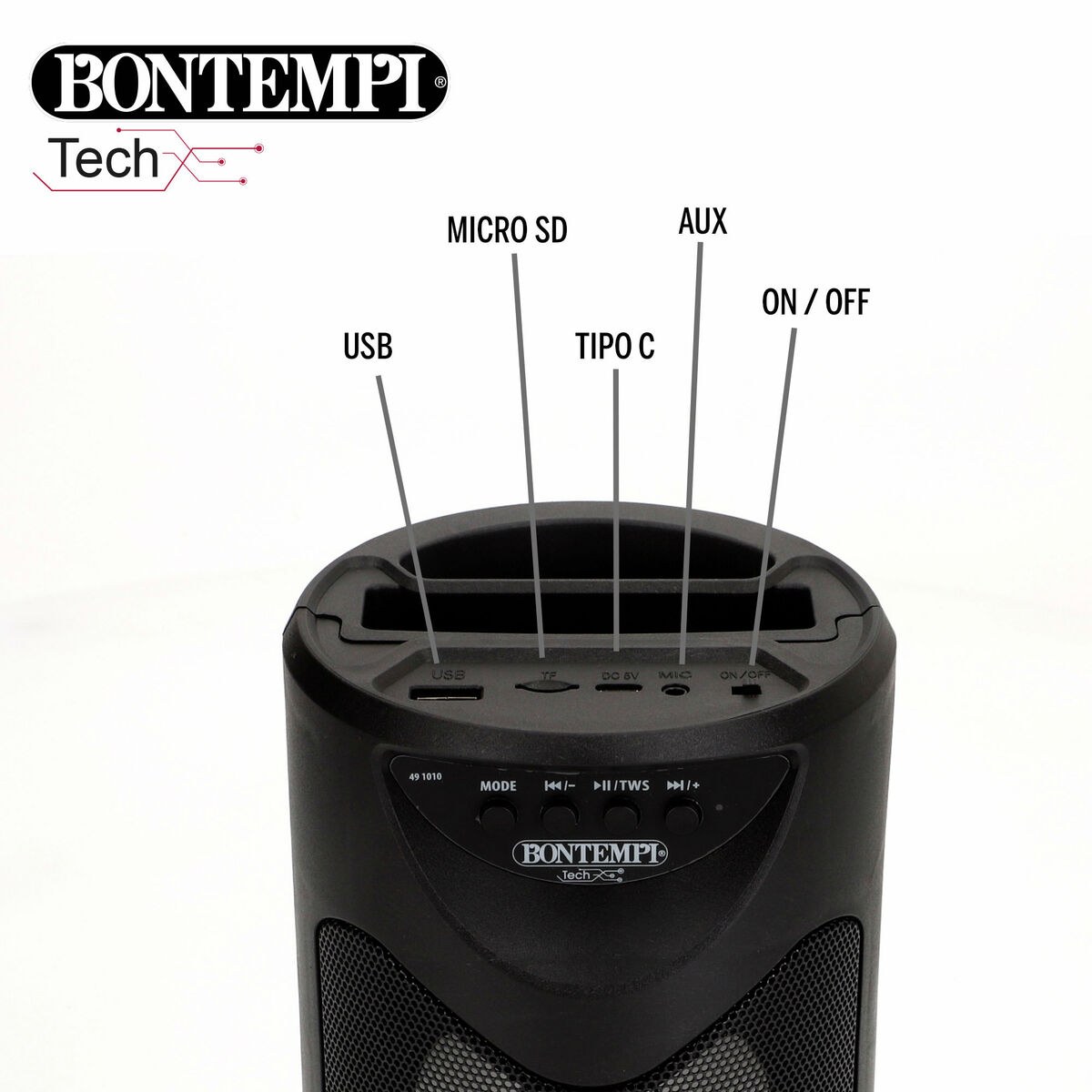 Speaker with Karaoke Microphone 6 Units