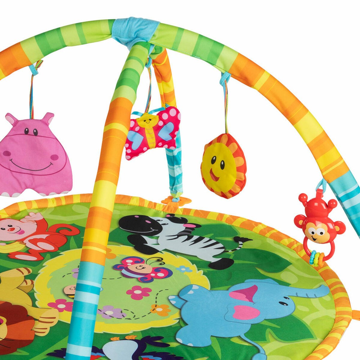 Игровой коврик джунгли Ткань (4 штук)