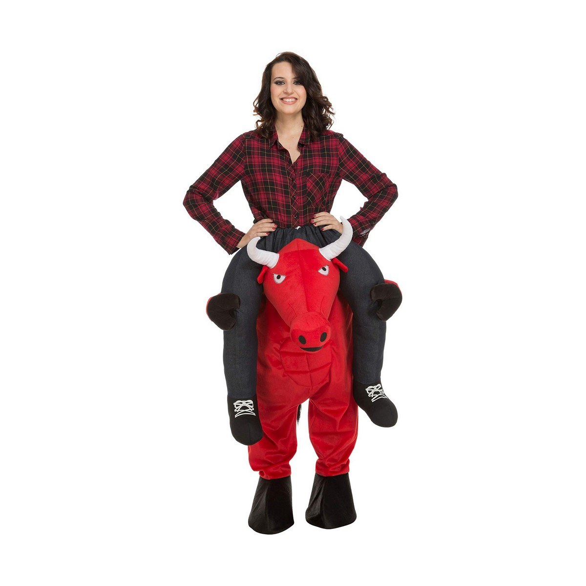 Маскарадные костюмы для взрослых Ride-On Красный Бык Один размер