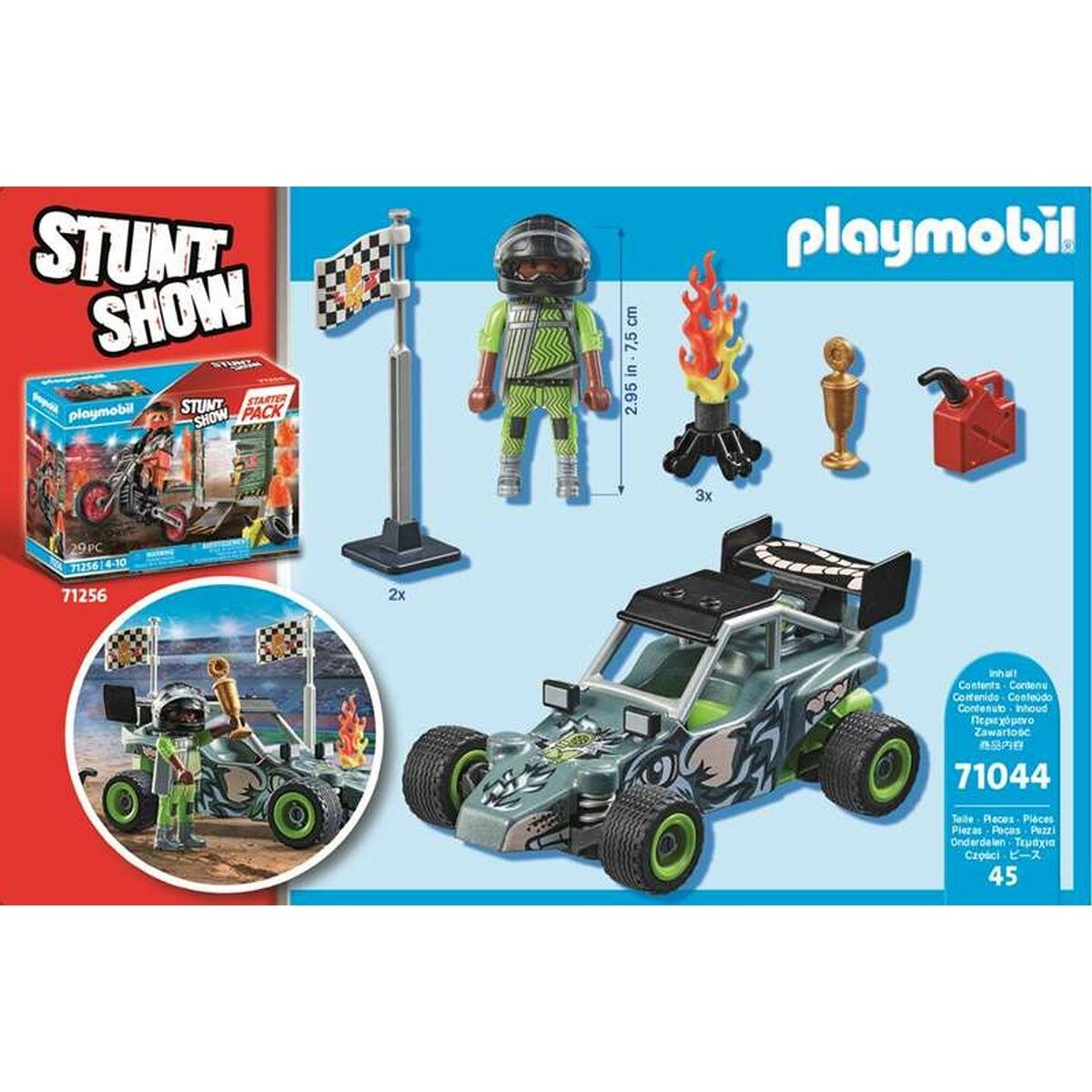 Playset Stuntshow Racer 45 Предметы