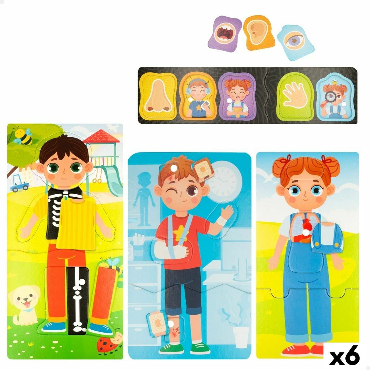 Образовательный набор Baby Doctor 22,5 x 0,5 x 47,5 cm (6 штук)