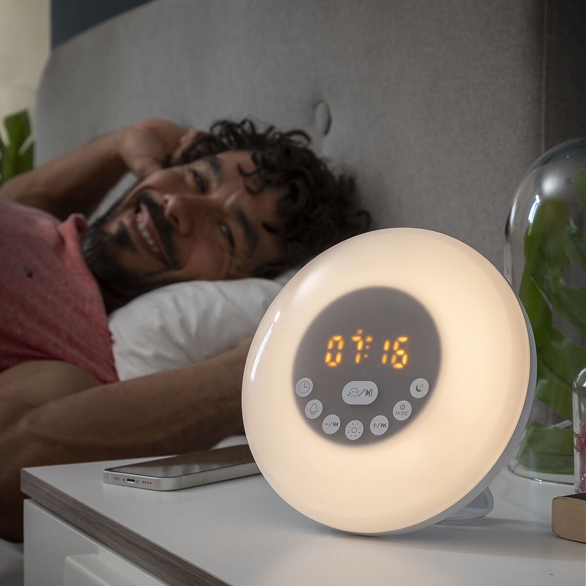 Sunrise Alarm Clock with Speaker Slockar