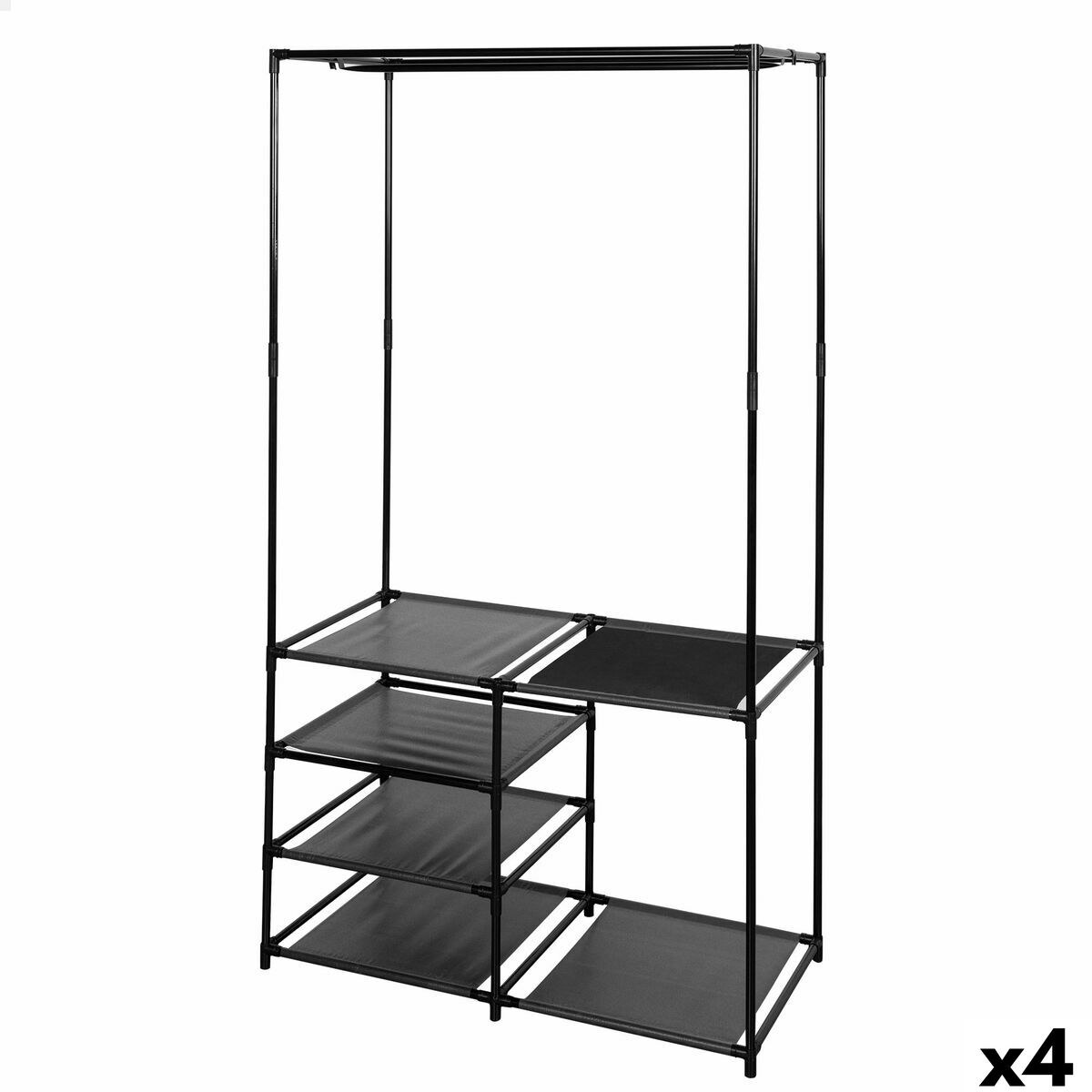 Coat rack Steel 87 x 158 x 45 cm (4 Units)