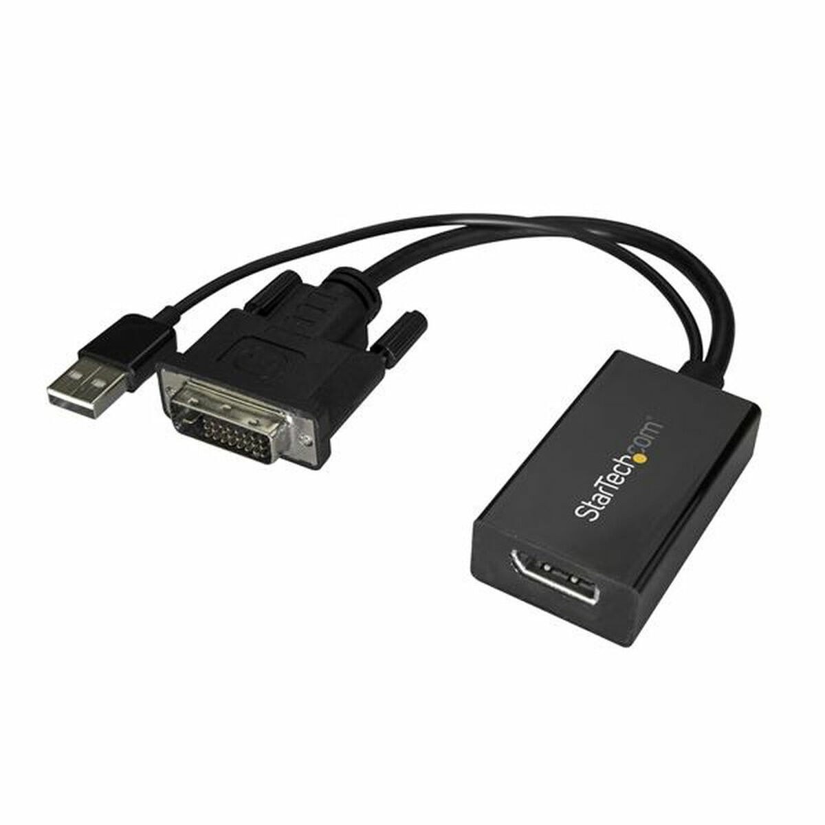 Адаптер для DisplayPort на DVI DVI2DP2 Чёрный