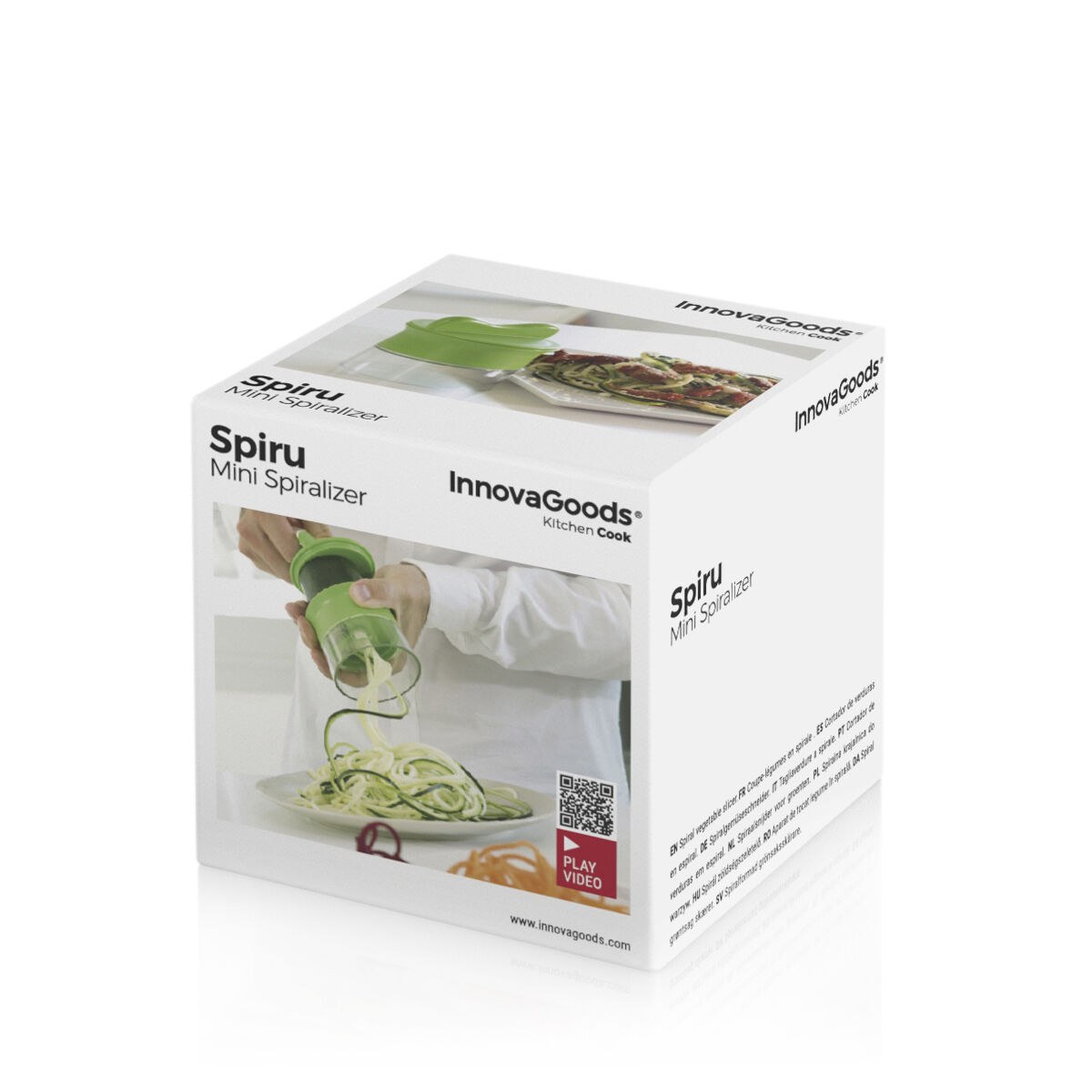 Pack Spiral Slicer and 6-in-1 Folding Mandolin Grater