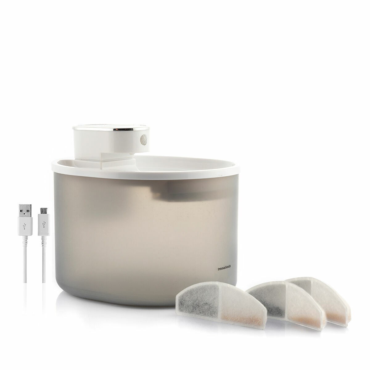 Rechargeable Cat Water Fountain with Sensor Refopet