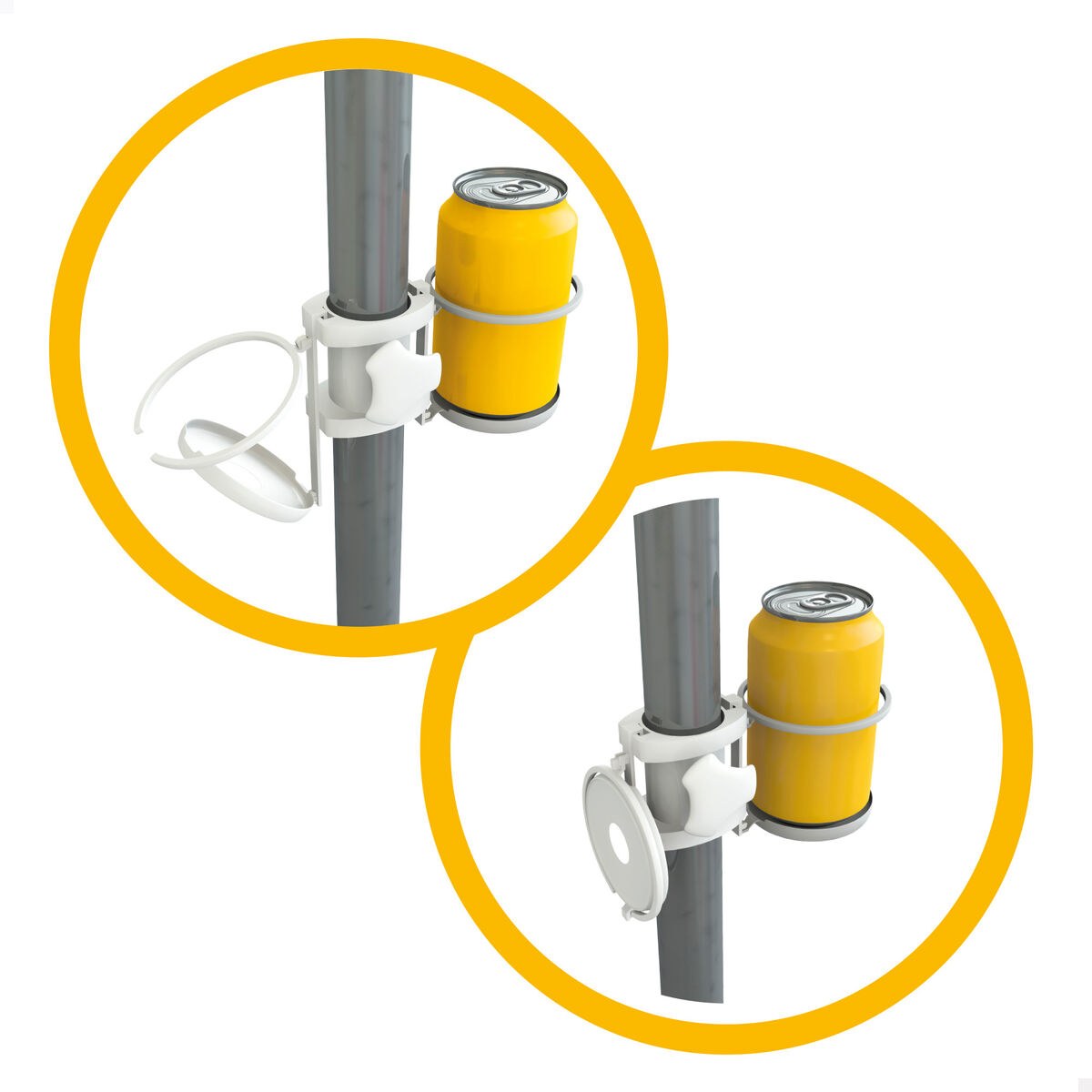 Beach Umbrella Cup Holder 23 x 12 x 8 cm (24 Units)