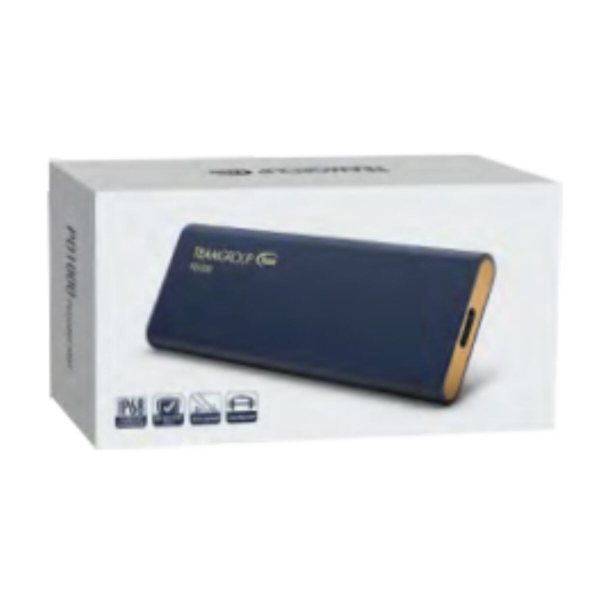 Внешний жесткий диск PD1000 Тёмно Синий оболочка SSD 512 Гб SSD
