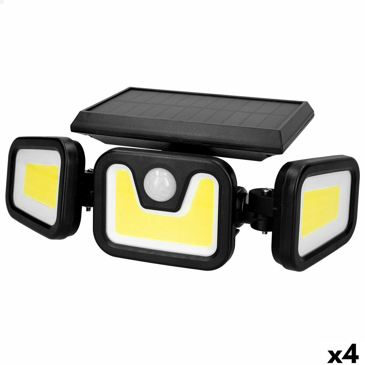 Solar-powered spotlight 28 x 9 x 12 cm (4 Units)