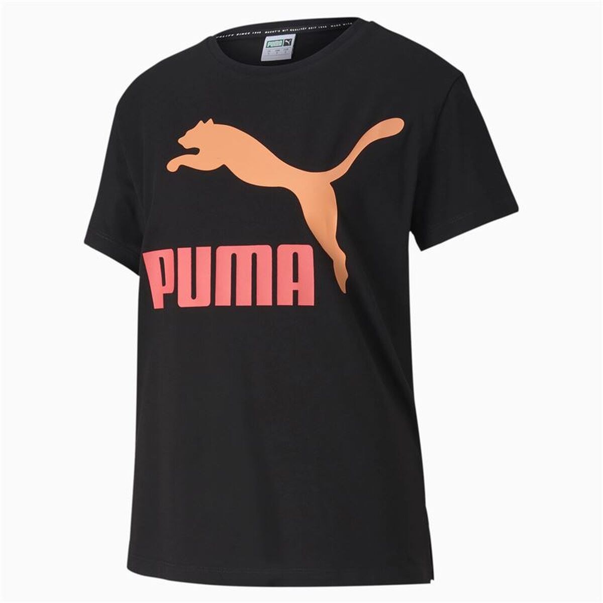 Футболка с коротким рукавом женская Classics Logo Tee Чёрный