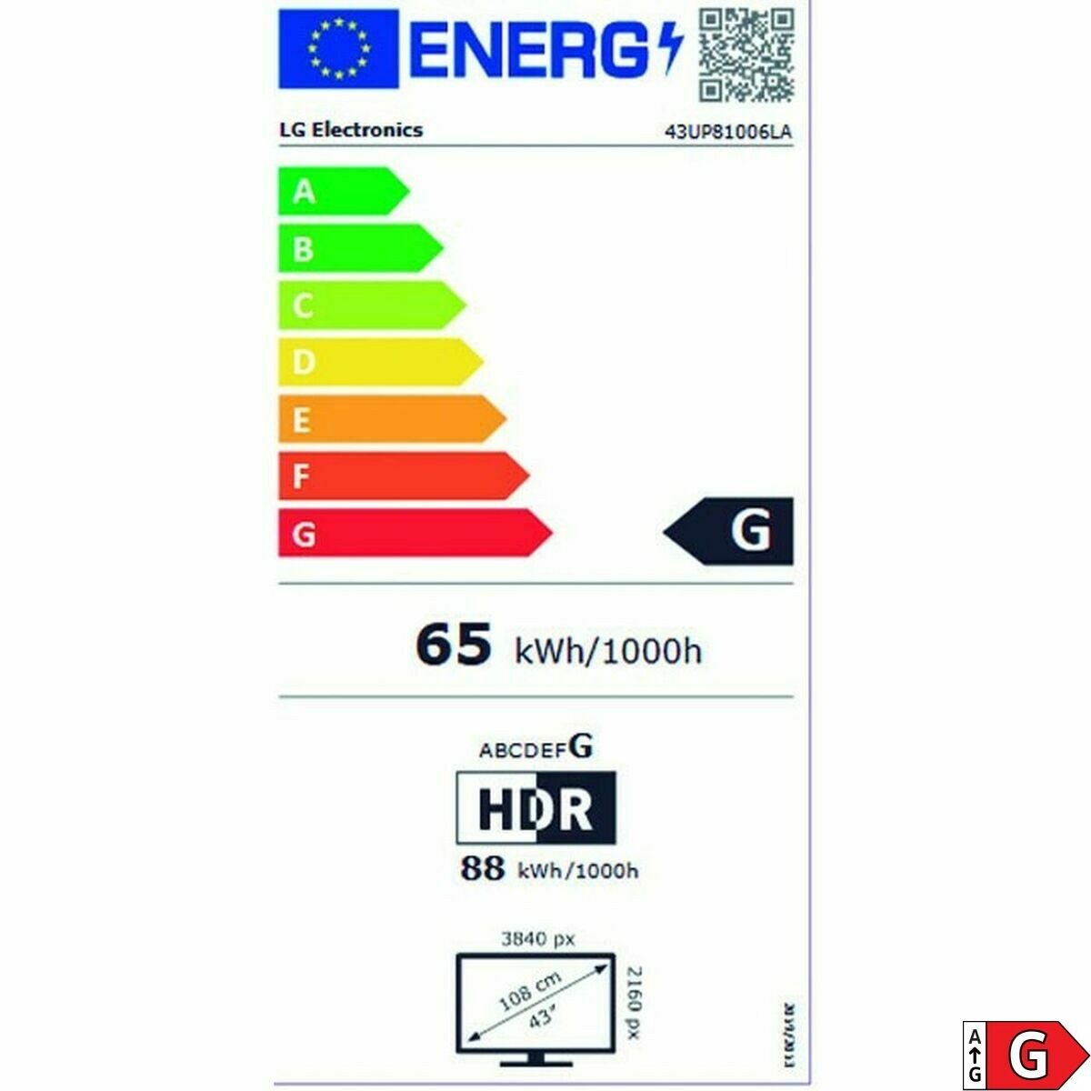 Смарт-ТВ 43UP81006LR 43" 4K Ultra HD LED HDR