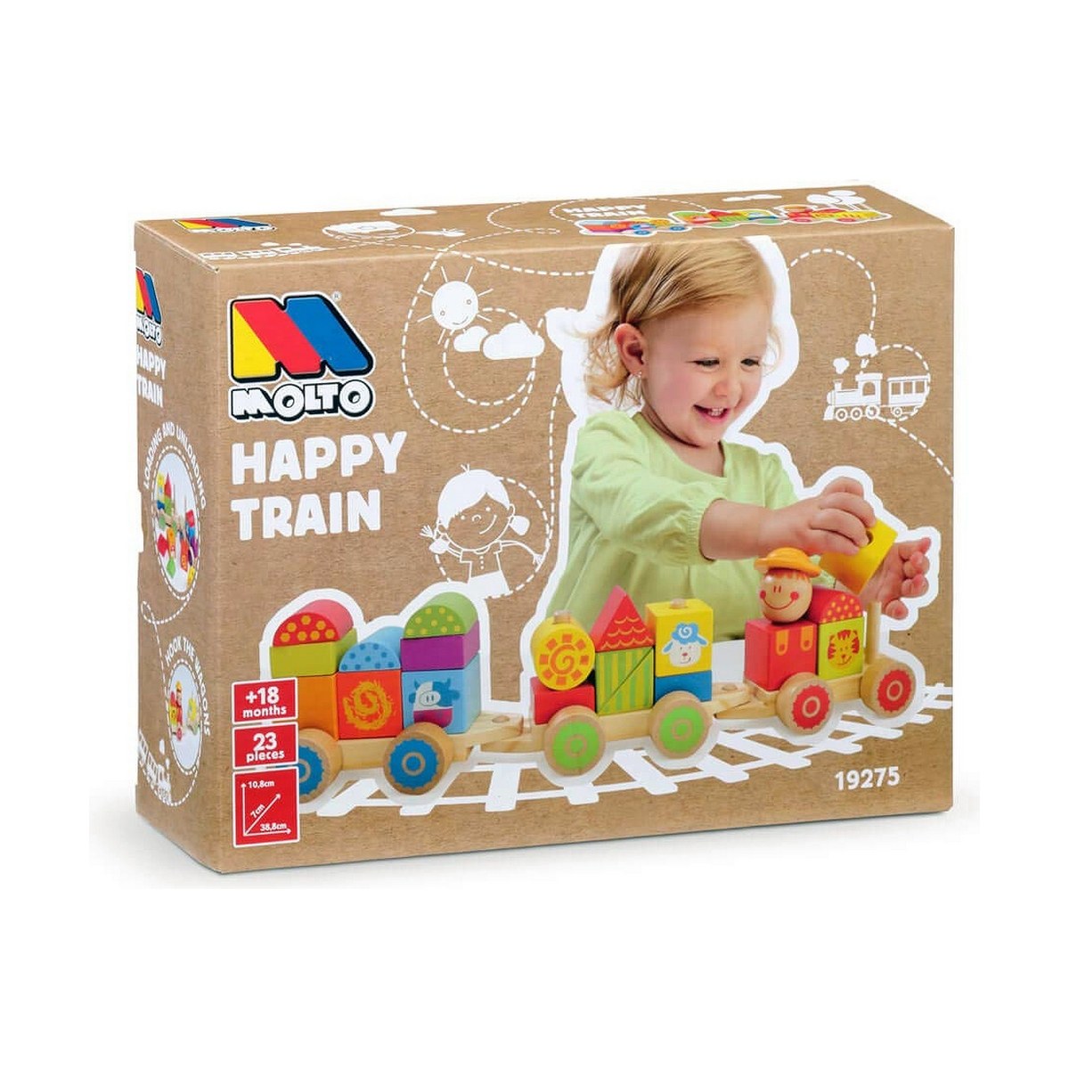 Детская игрушка Happy Train 23 Предметы