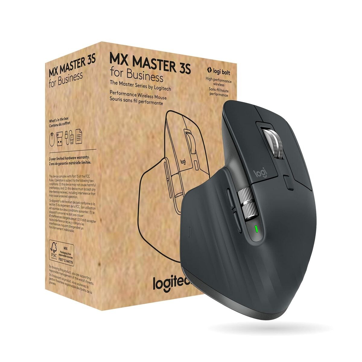 Оптическая беспроводная мышь MX Master 3S Серый