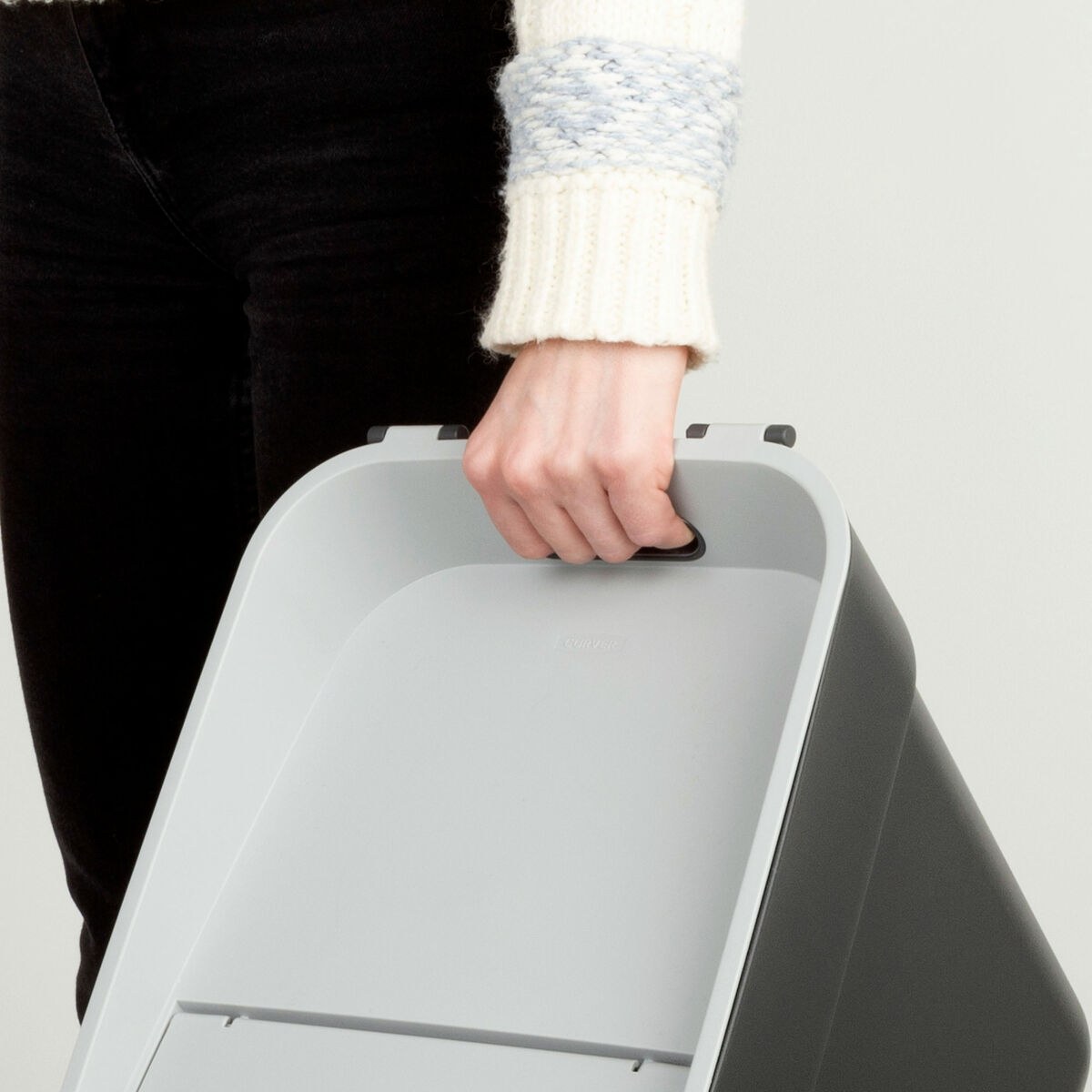 Waste bin Grey Plastic 20 L (6 Units)