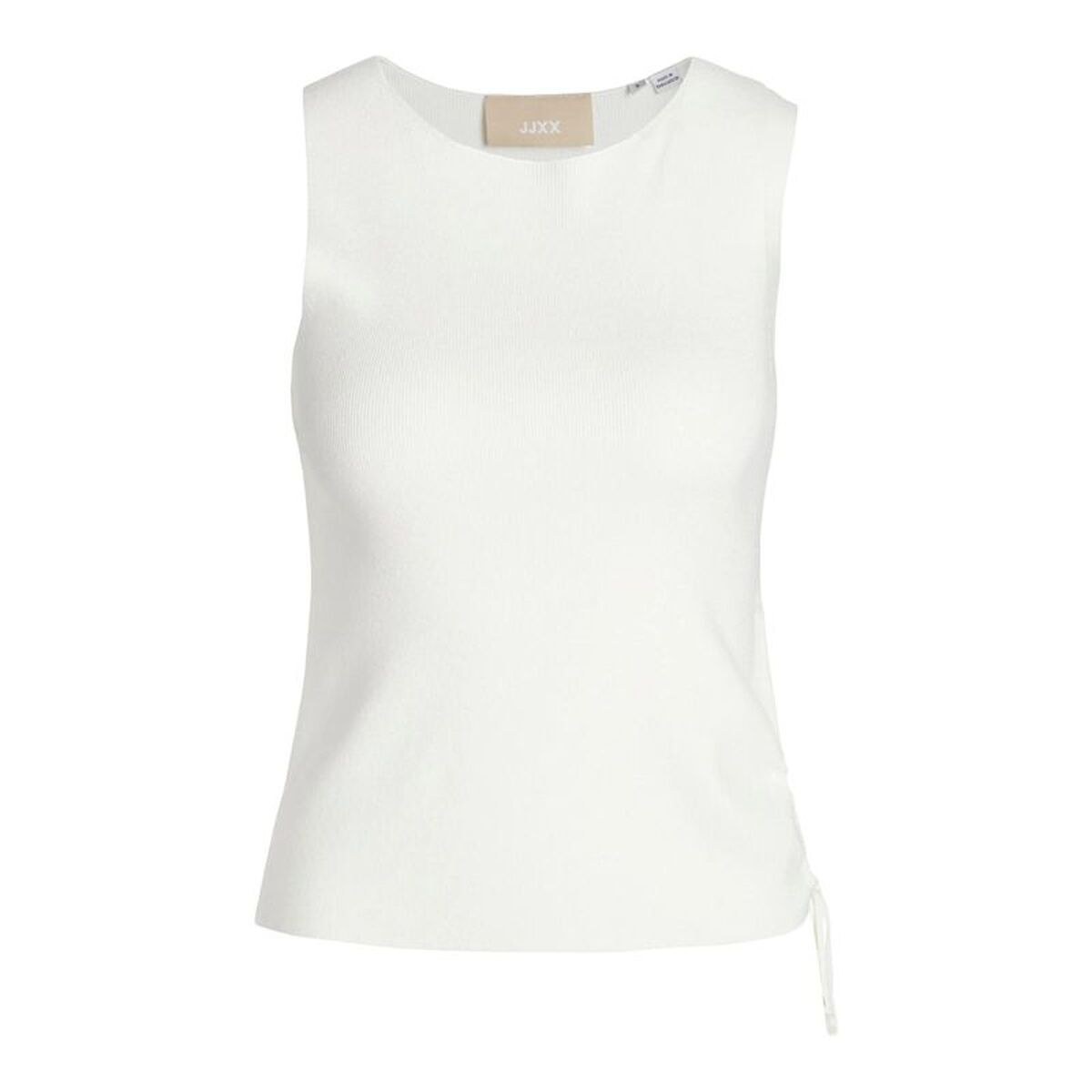 Women's Sleeveless T-shirt Jxdahlia Top Knit White