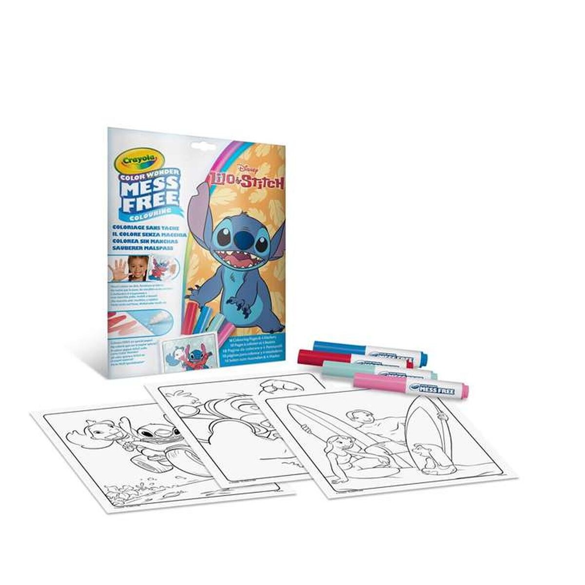 Игра Рисуй и раскрашивай Lilo & Stitch
