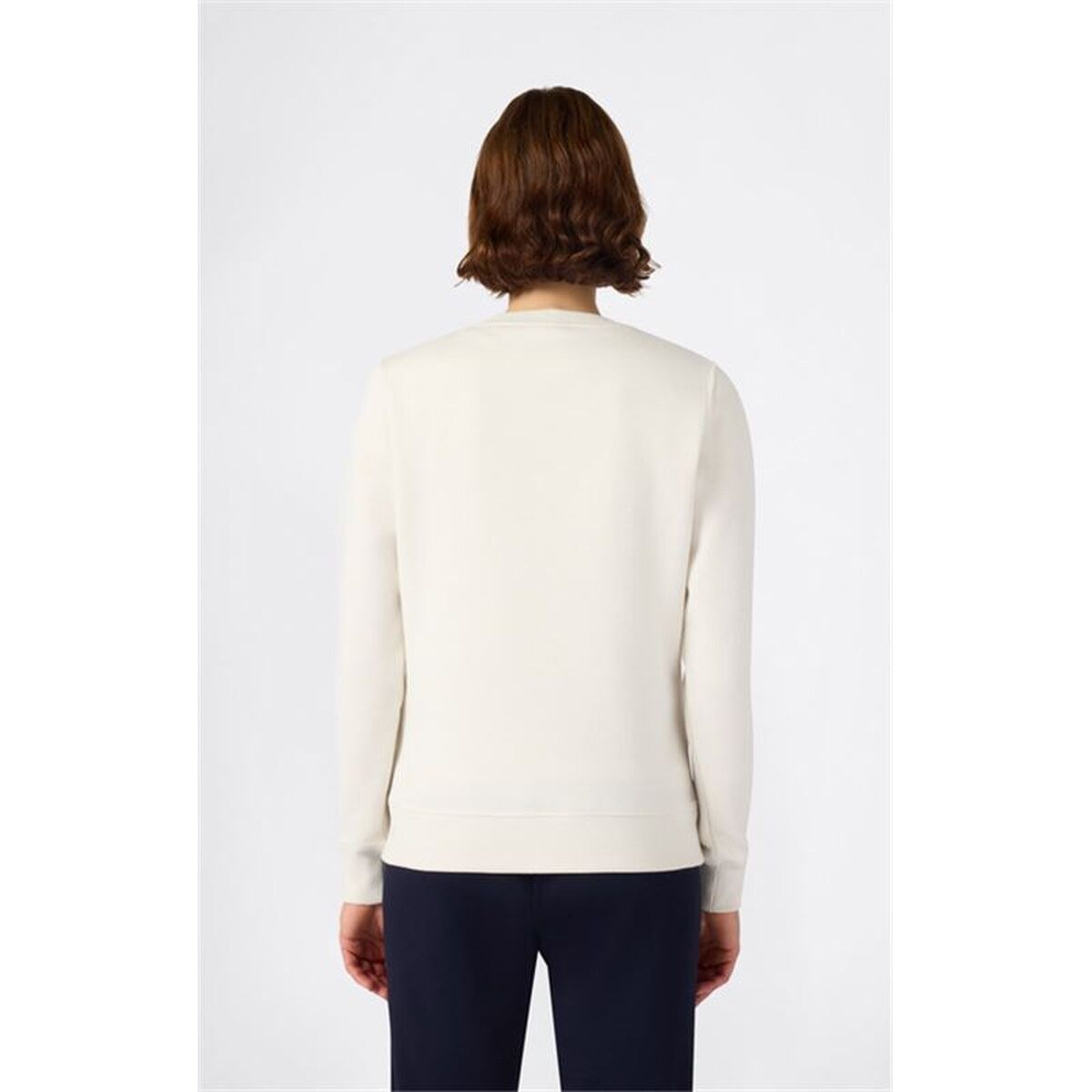 Women’s Sweatshirt without Hood Icons Tonal White