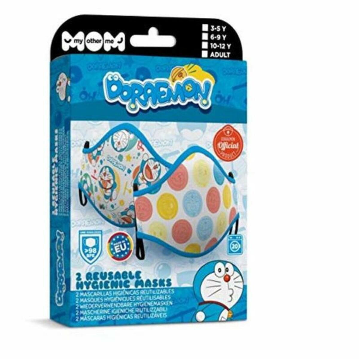 Гигиеническая маска многоразового использования Doraemon Premium Для взрослых