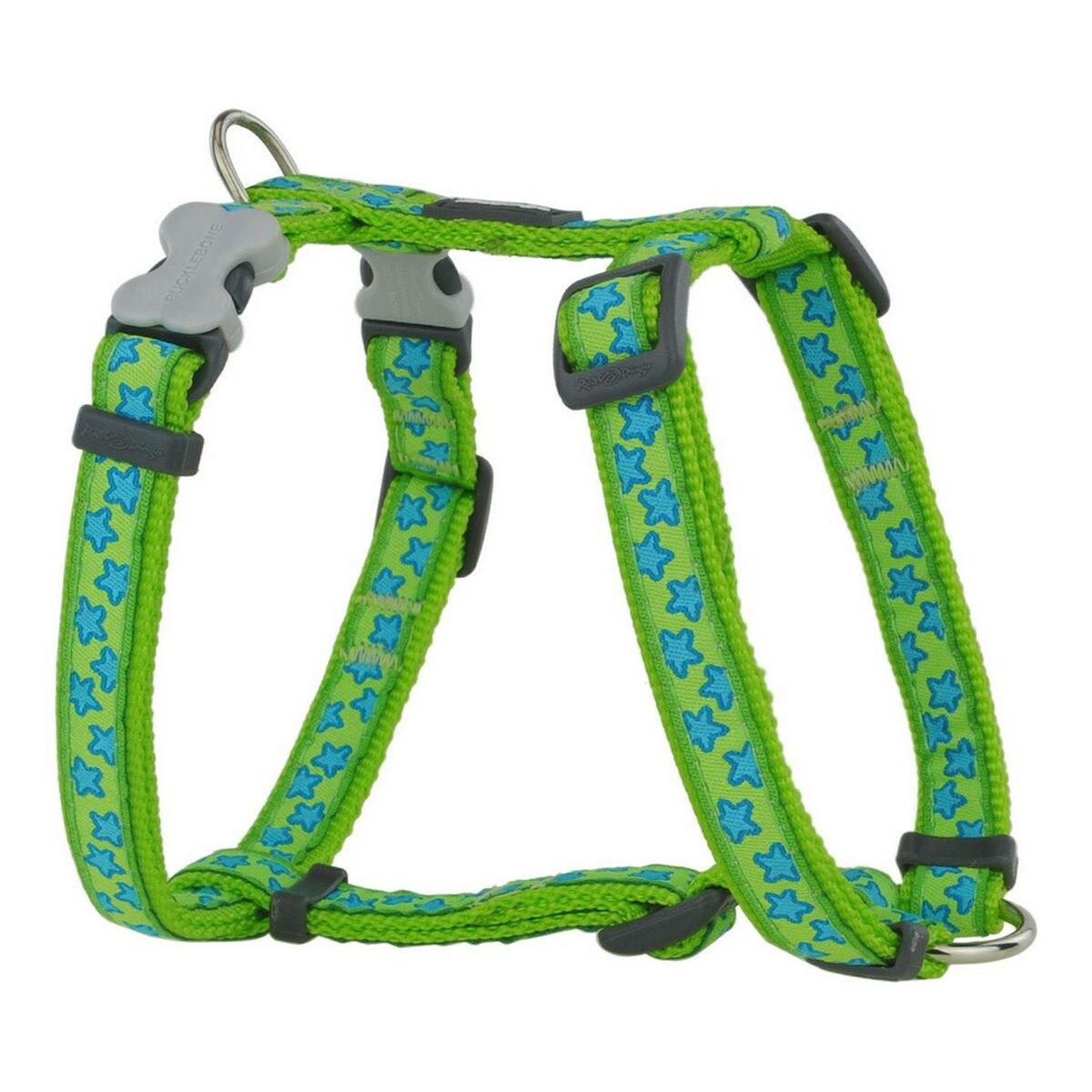 Dog Harness Style Star Green 30-48 cm