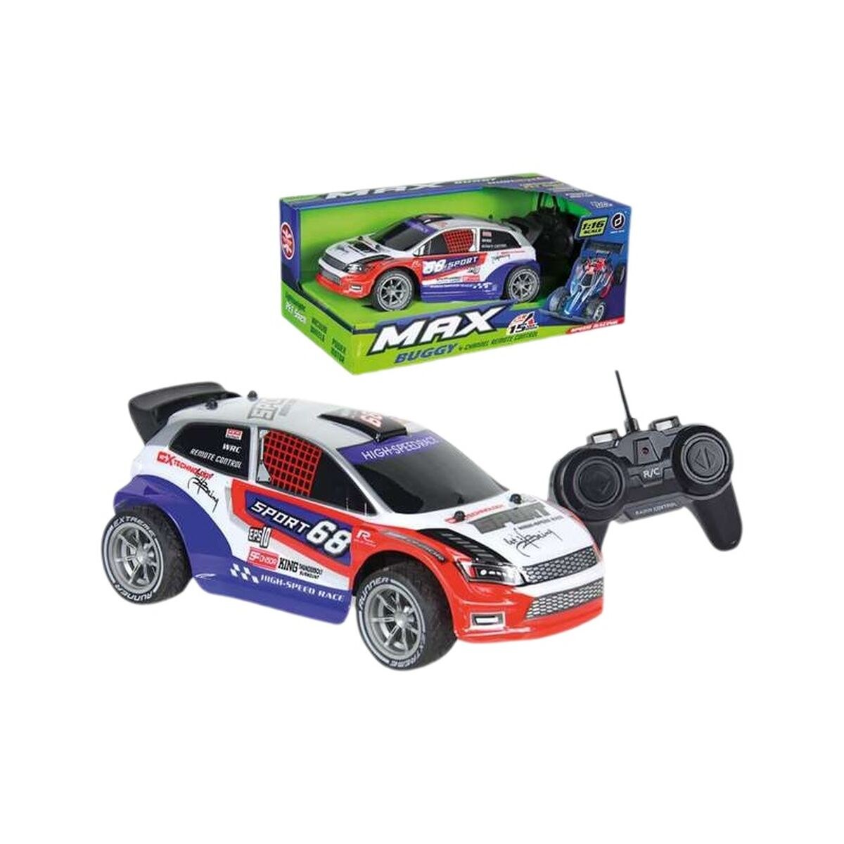 Remote-Controlled Car Max Buggy 1:16 26 x 13 x 10 cm