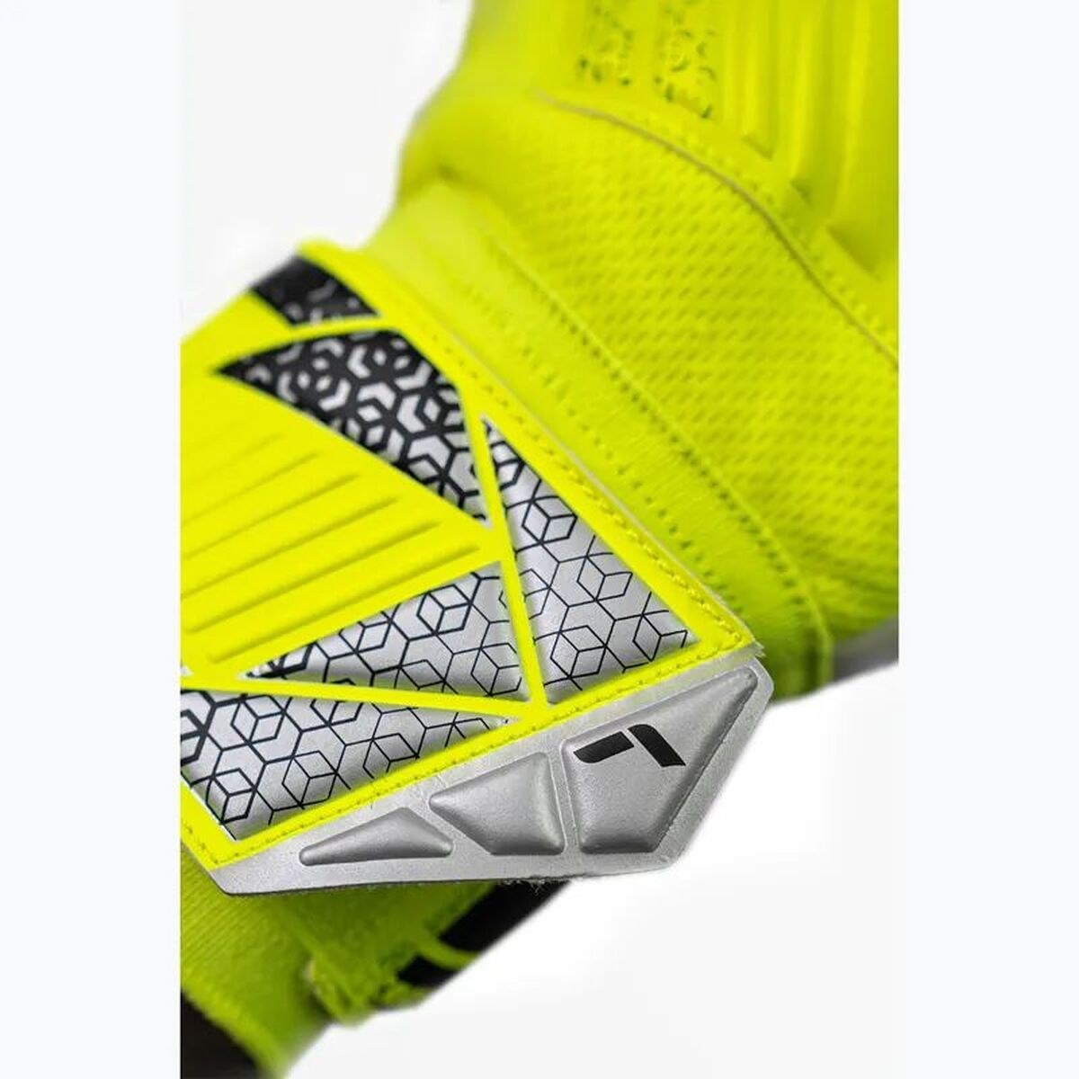 Goalkeeper Gloves Attrakt Grip safe Yellow Adults