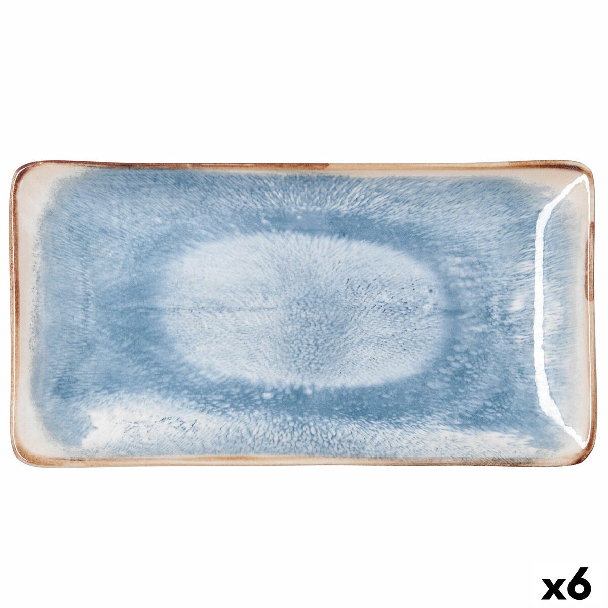 Snack tray Aura White 27,5 x 16,3 cm (6 Units)