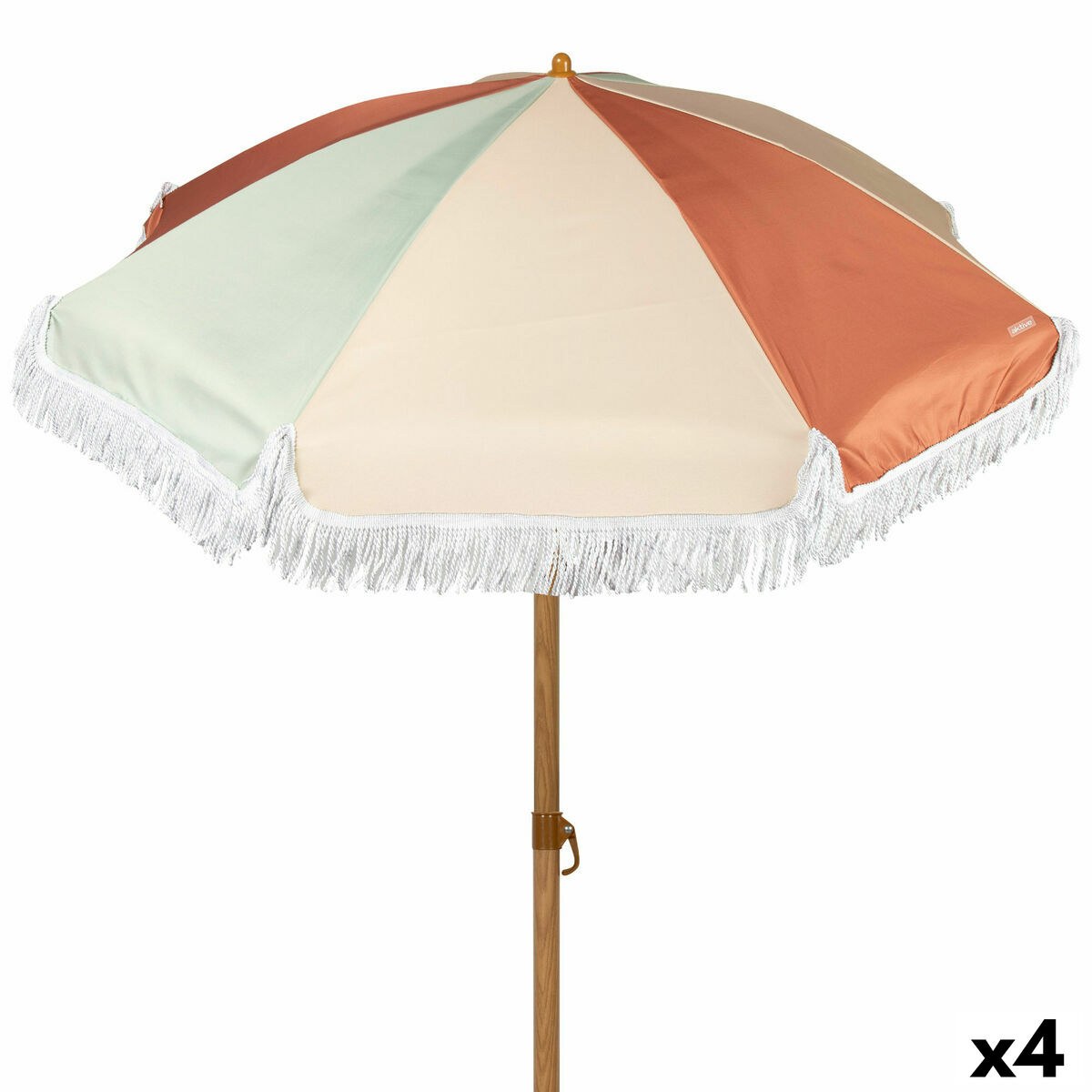 Пляжный зонт Ø 200 cm 200 x 185 x 200 cm (4 штук)