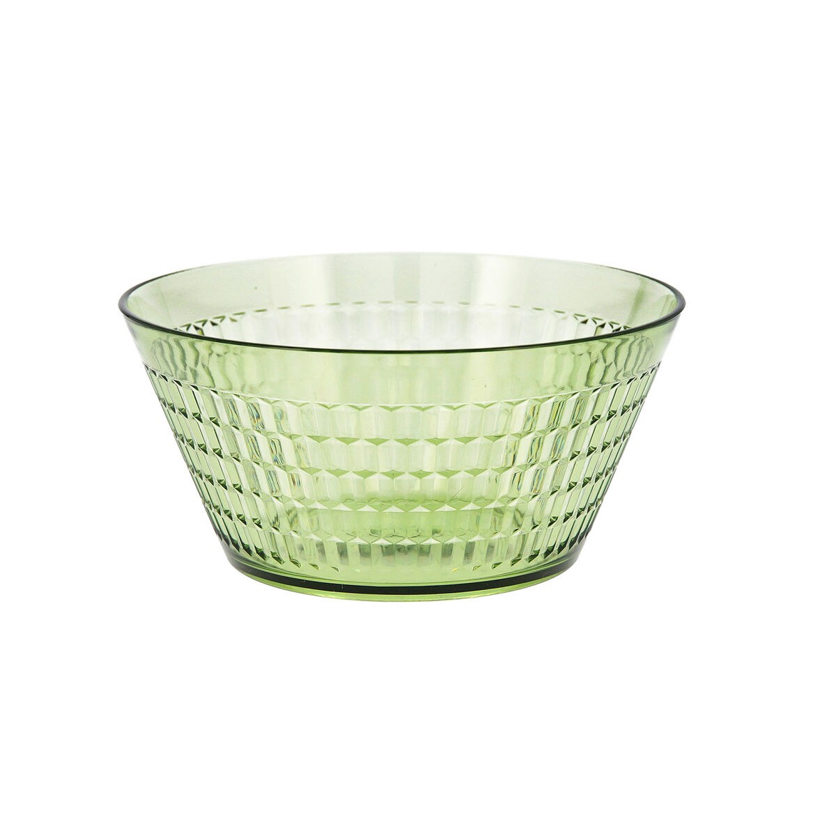 Bowl Viba Green Plastic (12 Units)