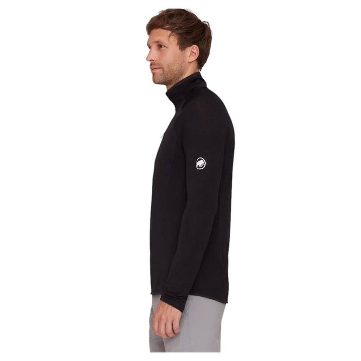 Мужская спортивная куртка Aenergy Light Ml Half Zip Pull Чёрный
