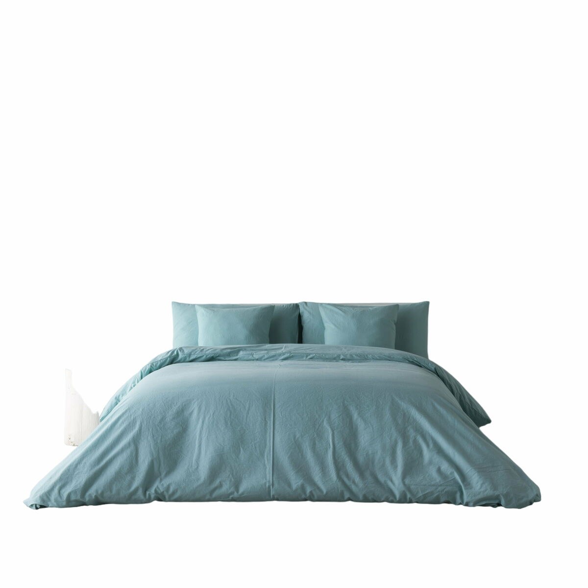 Nordic cover LINO BLANCO Green 143 x 200 cm