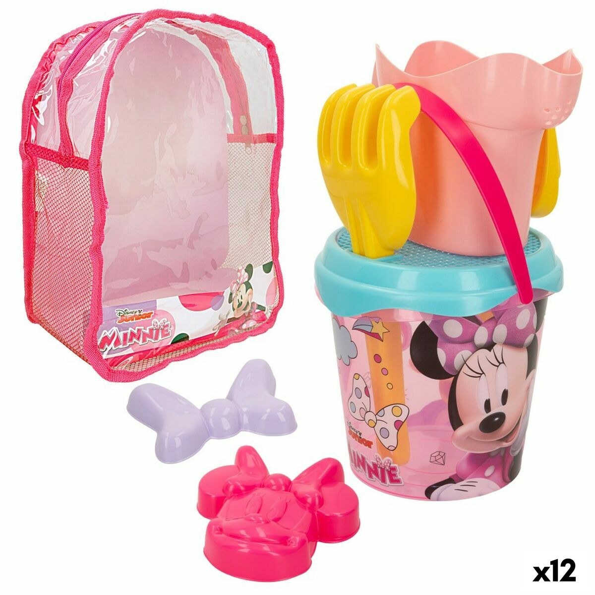 Beach toys set 18 x 16 x 18 cm (12 Units)