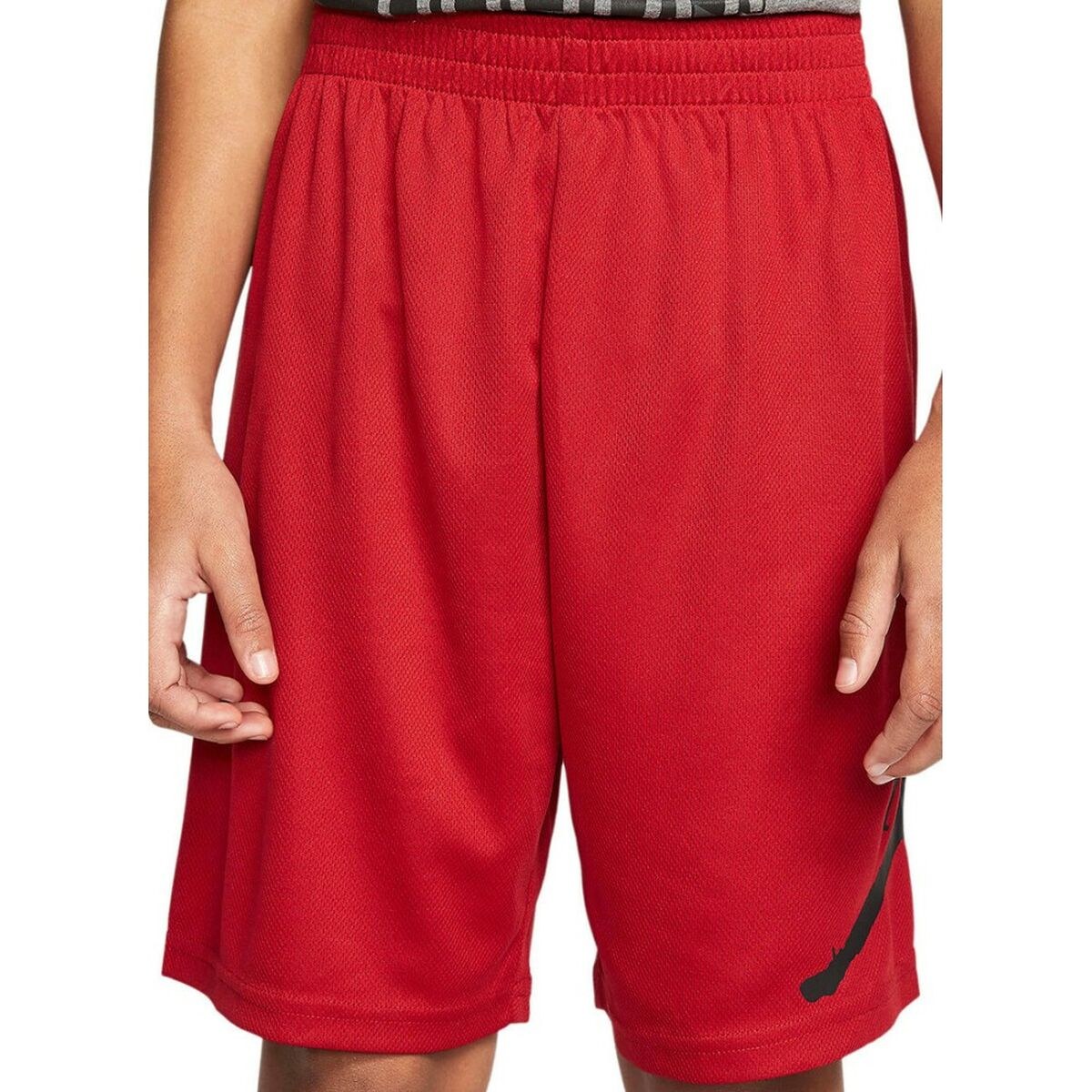 Sport Shorts for Kids JDB JUMPMAN WRAP MESH SHORT 957371 R78 Red