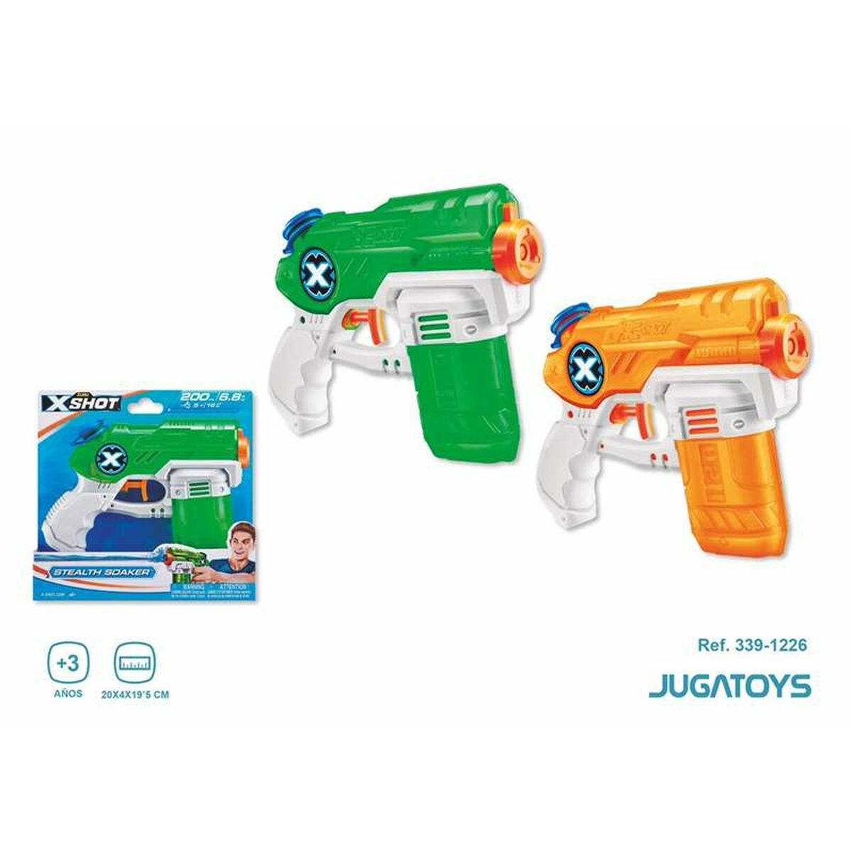 Водяной пистолет X-Shot Warfare Mini Stealth Soaker 20 x 4 x 19 cm