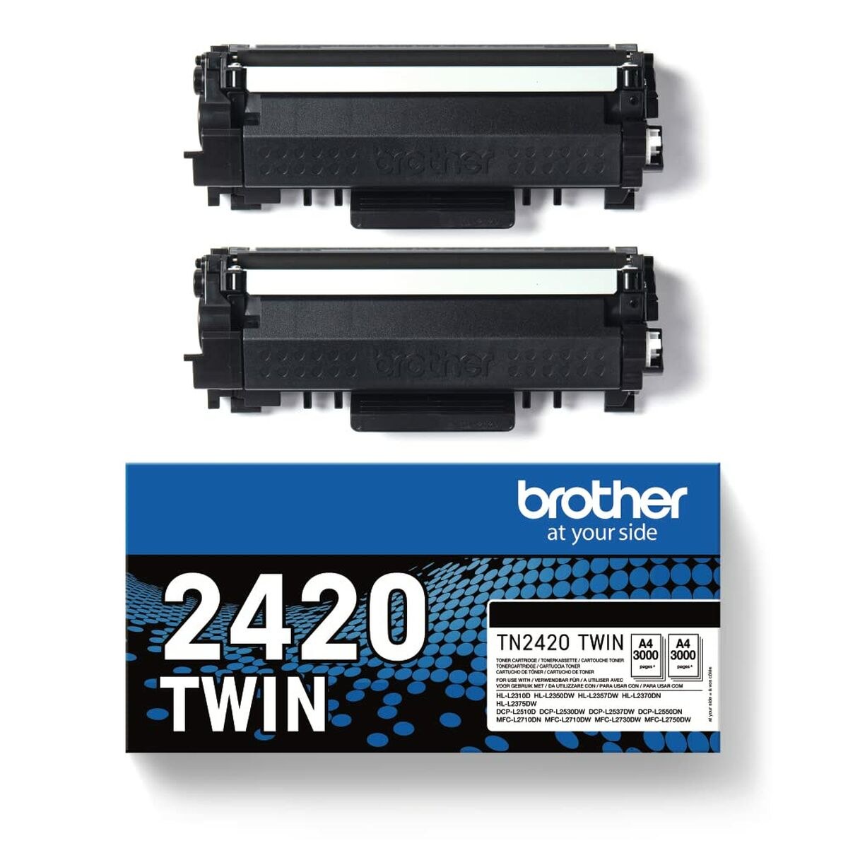Картридж с оригинальными чернилами TN2420TWIN Чёрный