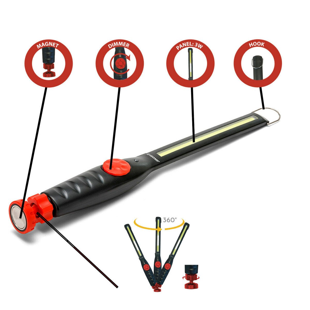 Torch BLACKMAN 3 W 150 Lm Rechargeable