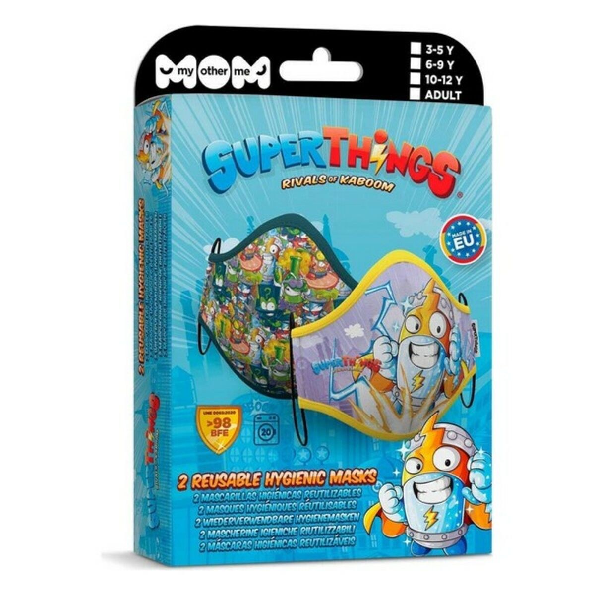 Гигиеническая маска многоразового использования Super Zings Premium 10-12 Years