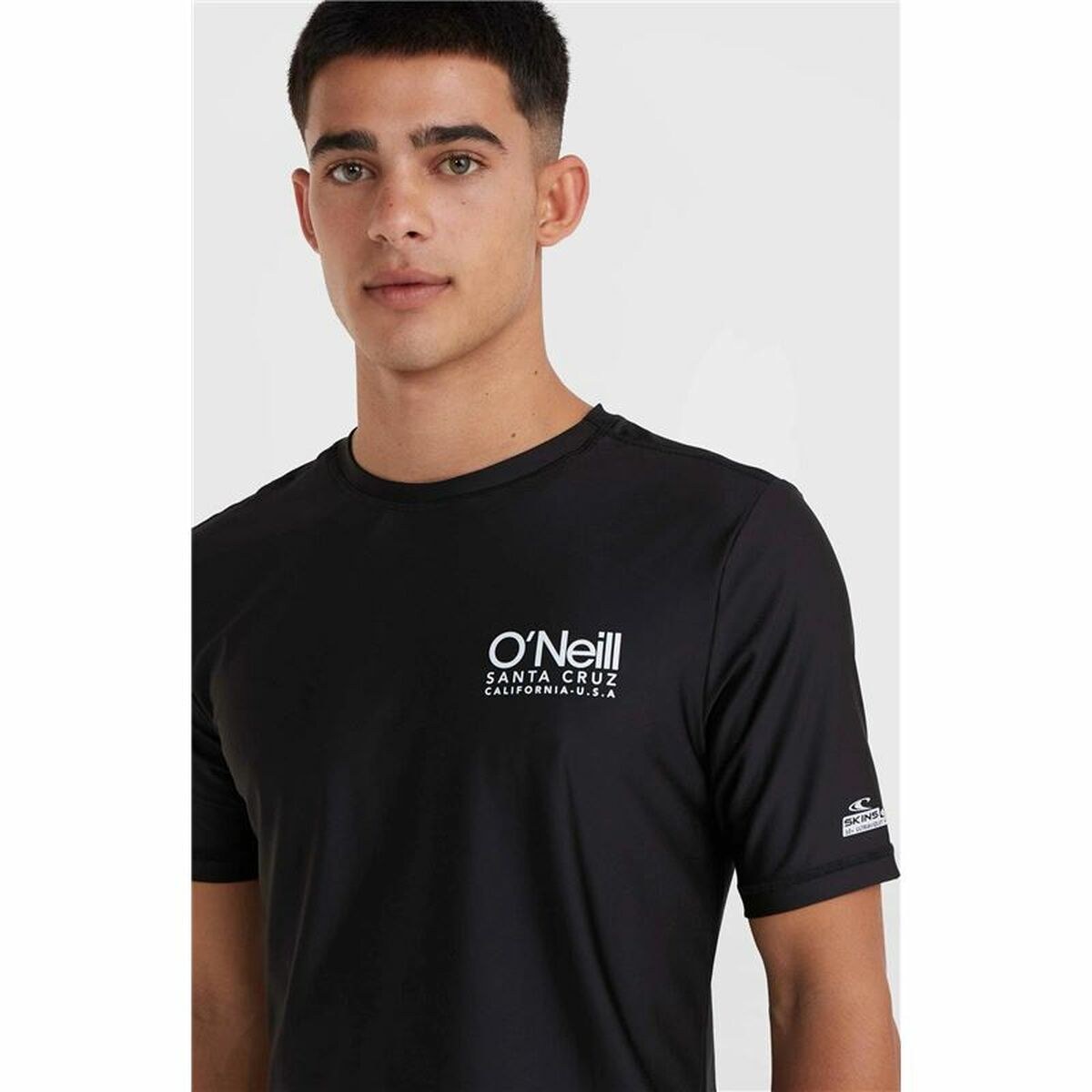 Футболка с коротким рукавом мужская Essentials Cali S/Sl Чёрный