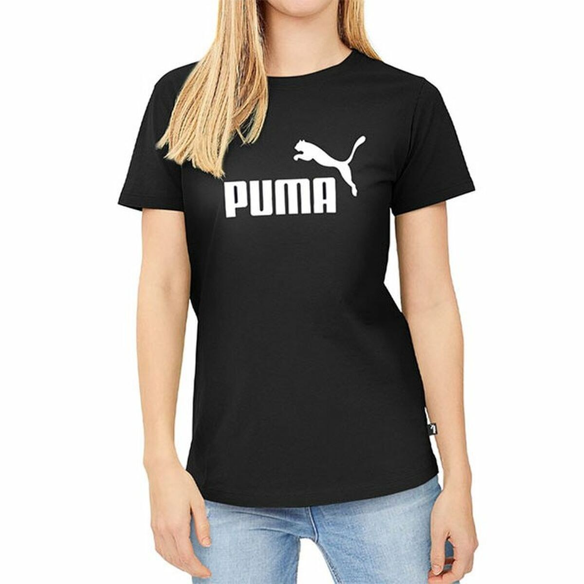 Women’s Short Sleeve T-Shirt LOGO TEE 586774 01 Black