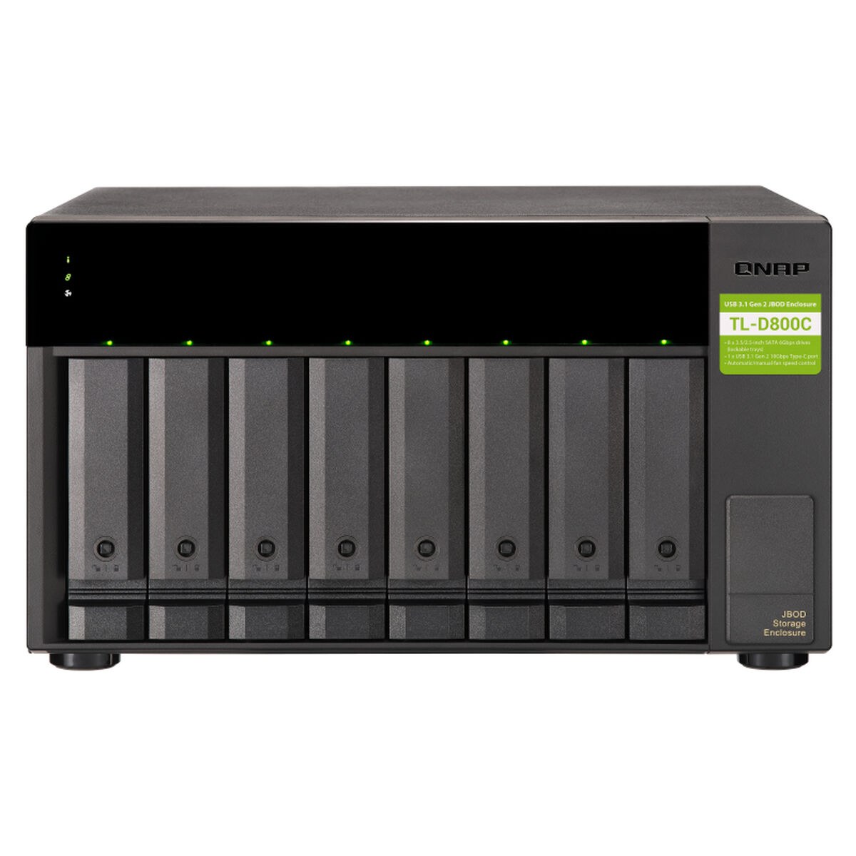 Network Storage TL-D800C Black Black/Grey