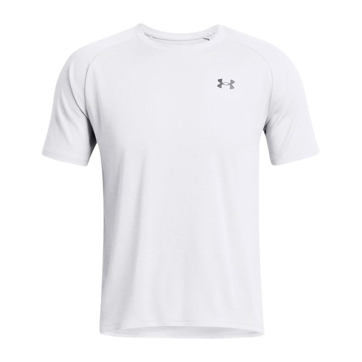Men’s Short Sleeve T-Shirt Tech Textured White