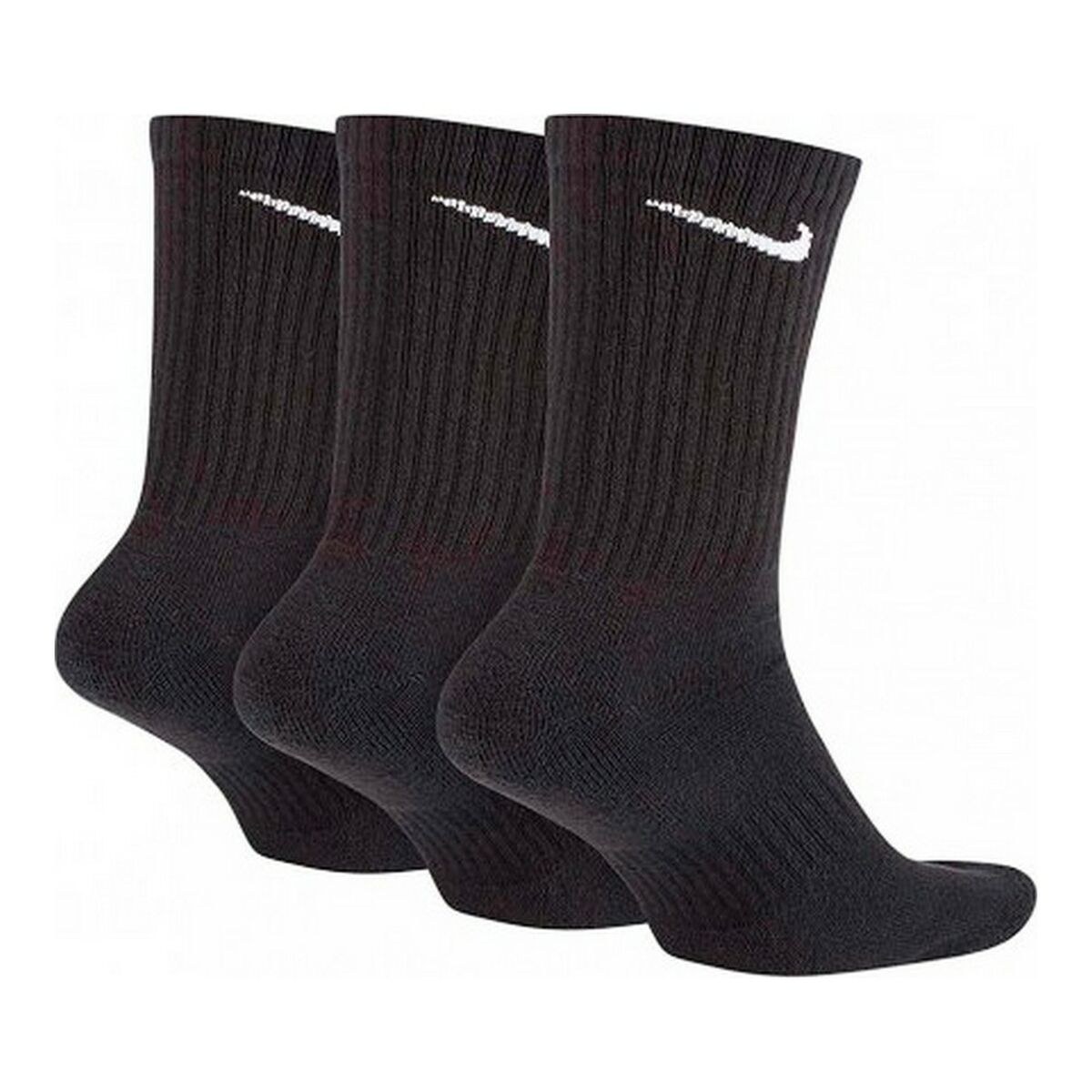 Sports Socks EVERYDAY CUSHIONED SX7664 Black Nylon (3 pcs)