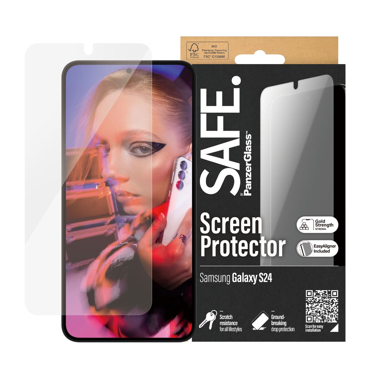 Защита для экрана для телефона SAFE95666 Samsung Galaxy S24