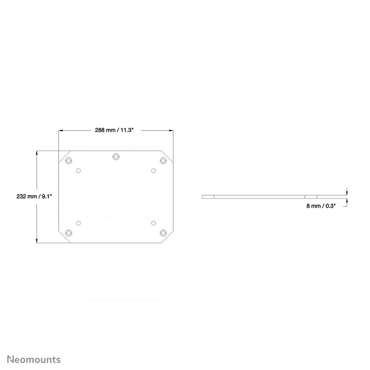 Подставка для ТВ PLASMA-M2SFPLATE