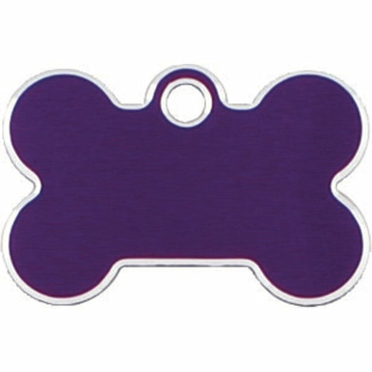 Identification plate for collar Bone Lilac