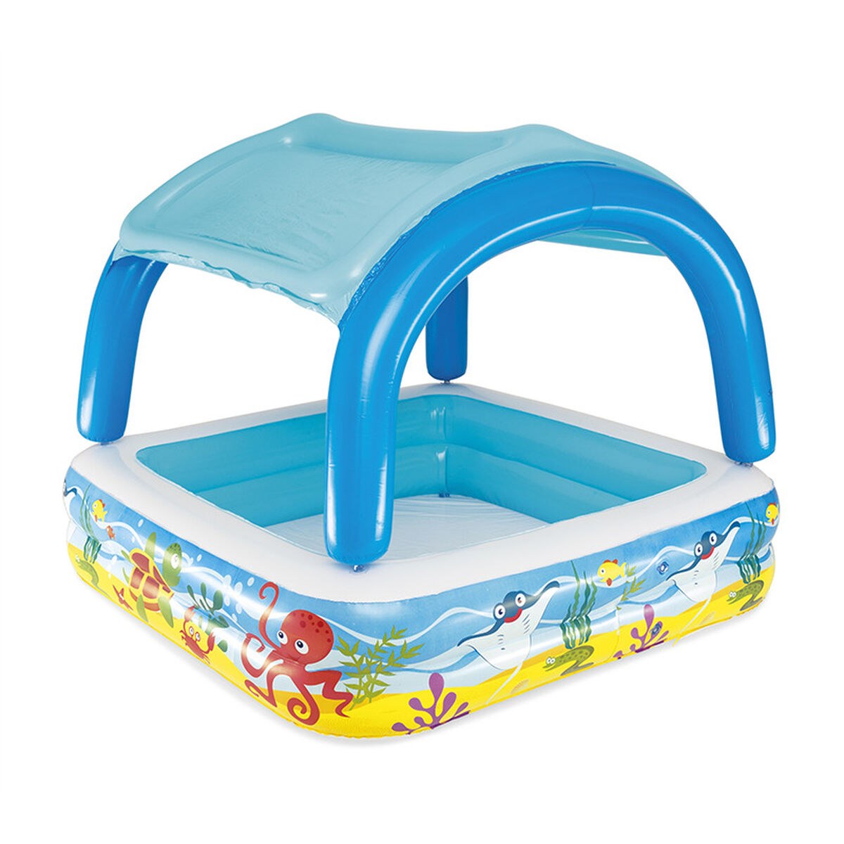 Inflatable Paddling Pool for Children 140 x 140 x 114 cm