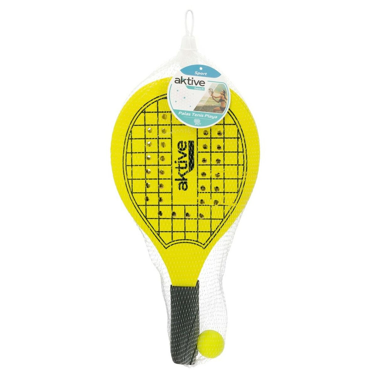 Beach Spades with Ball Wood 20,5 x 39,5 cm (24 Units)