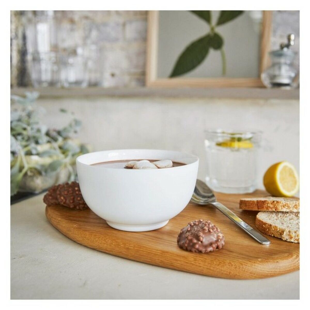 Set of Soup Bowls Diwali White 14,5 cm (6 Pieces) (6 pcs)
