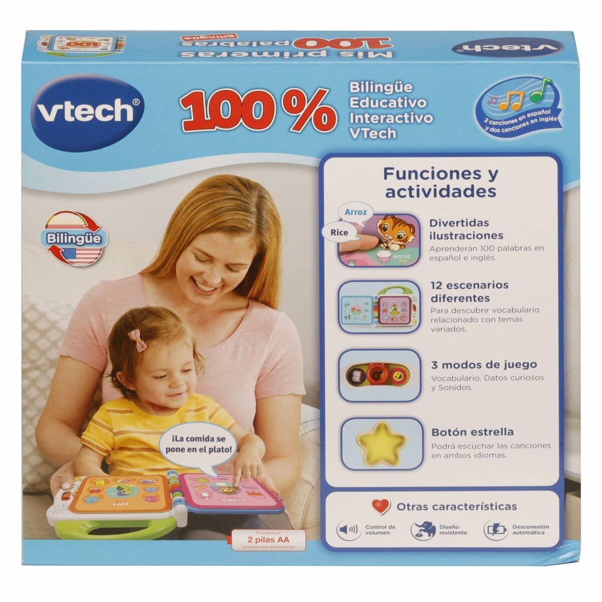 Children's interactive book Mis primeras 100 palabras